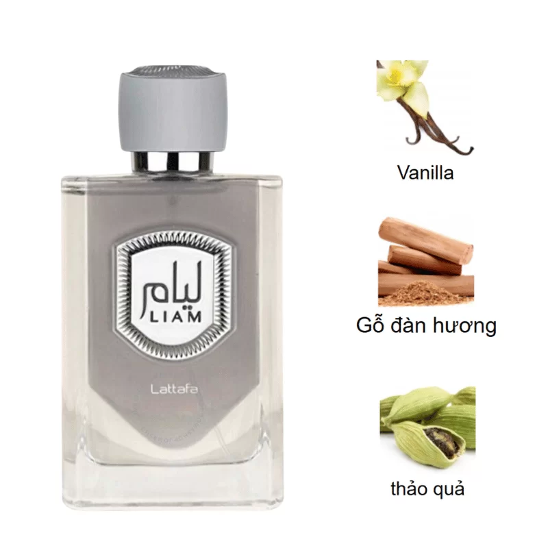Lattafa Liam EDP mùi hương