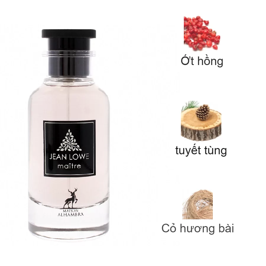 Maison Alhambra Jean Lowe Maitre EDP mui huong