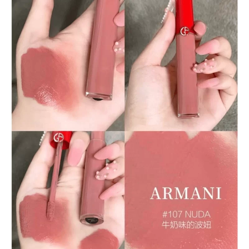 Màu son Son Kem Giorgio Armani Lip Maestro 107 Nuda Hồng Đất