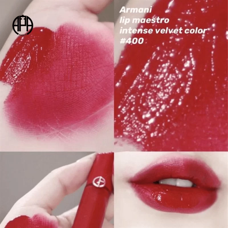 Son Kem Giorgio Armani Lip Maestro 400 The Red (2)