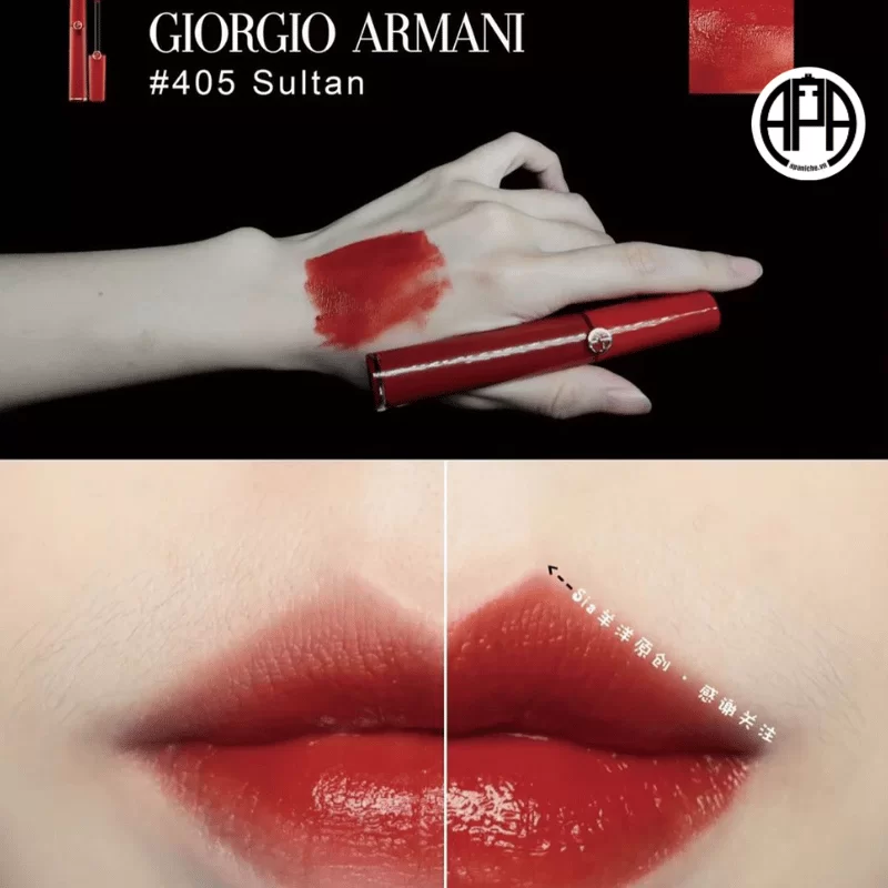 Son Kem Giorgio Armani Lip Maestro 405 Sultan Đỏ Gạch