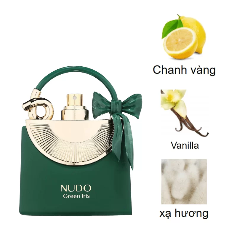Fragrance World Nudo Green Iris EDP mùi hương