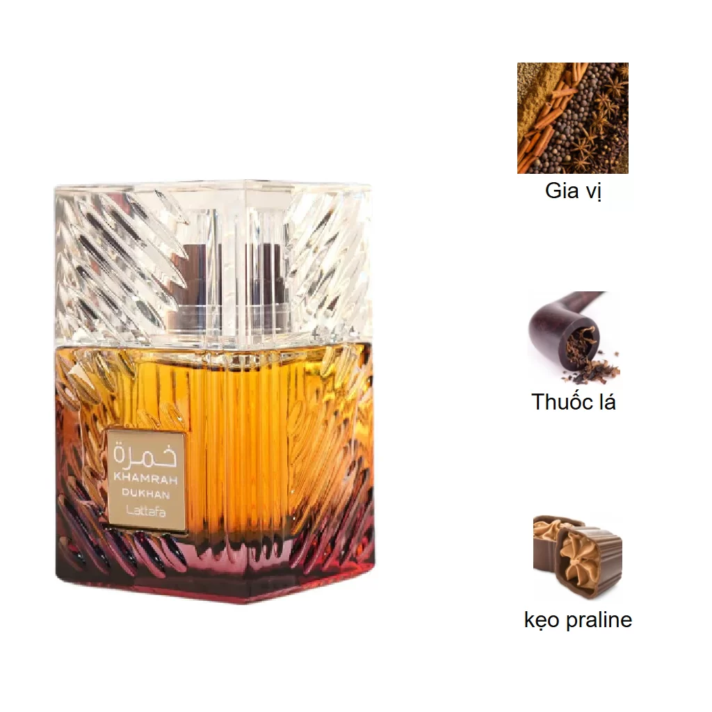 Lattafa Khamrah Dukhan EDP mui huong