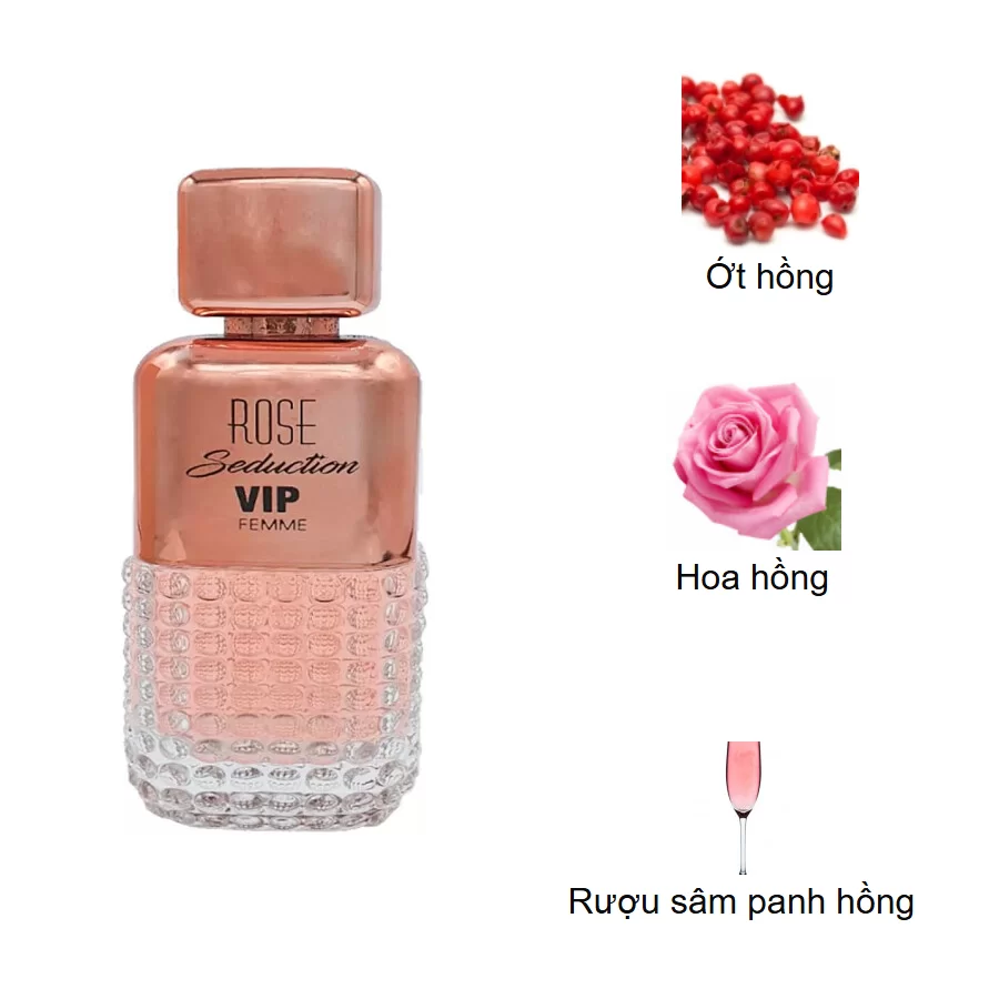 Maison Alhambra Rose Seduction Vip Pour Femme EDP Apa Niche