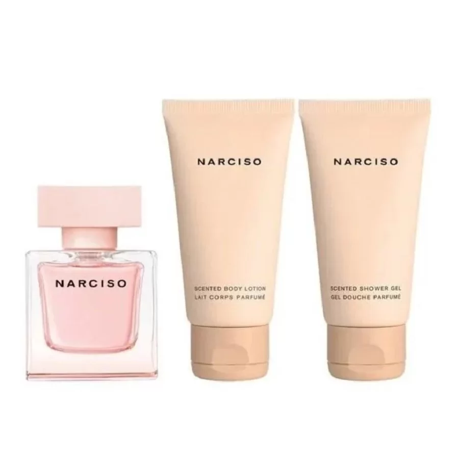 Set Narciso Rodriguez Cristal EDP 50ml + Body Lotion 50ml + Shower Gel 50ml apa niche