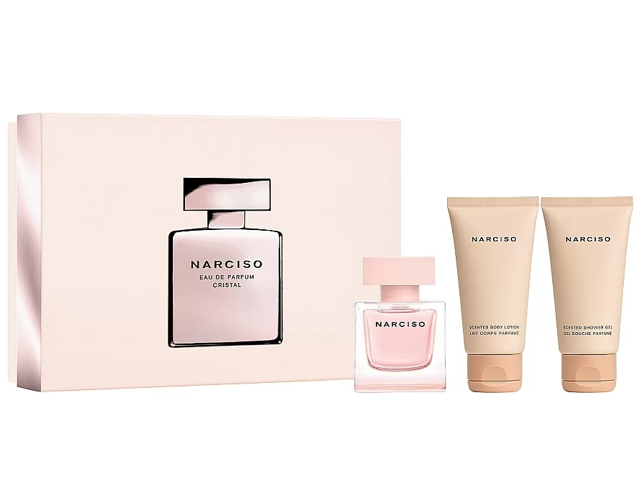 Set Narciso Cristal EDP 50ml & Body Lotion 50ml & Shower Gel 50ml tai ha noi