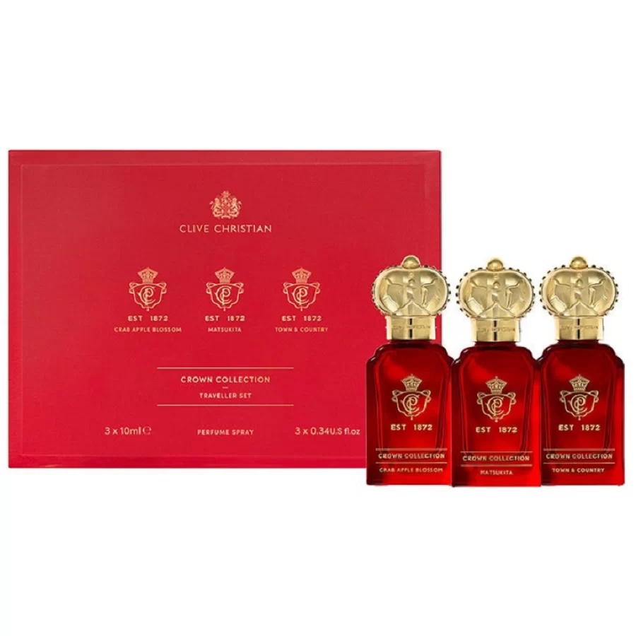set Clive Christian Crown Collection Traveller Set apa niche