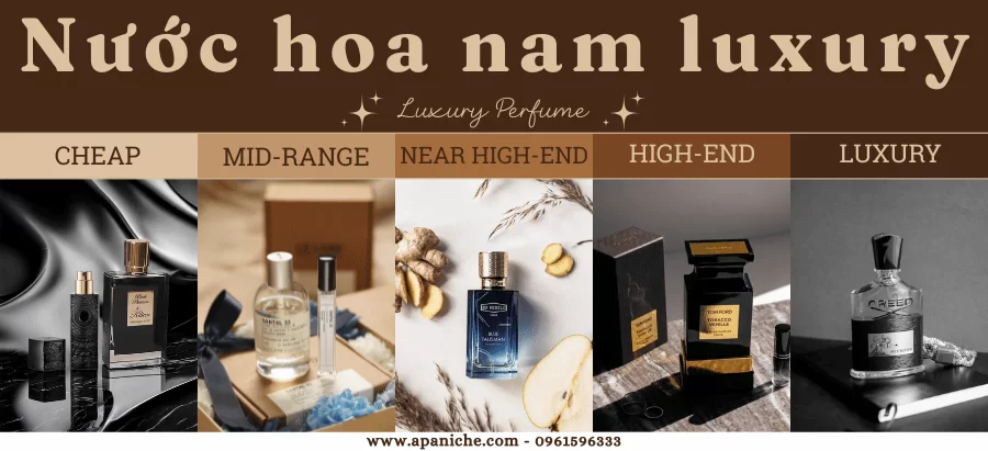 Top 10+ nước hoa luxury nam đắt giá đáng đầu tư