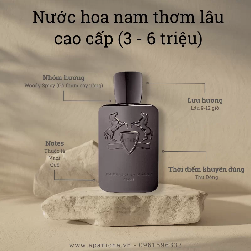 Nước hoa nam thơm lâu phân khúc cao cấp Parfums De Marly Herod EDP