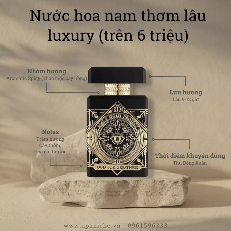 Nước hoa nam thơm lâu xa xỉ luxury Initio Parfums Prives Oud for Greatness