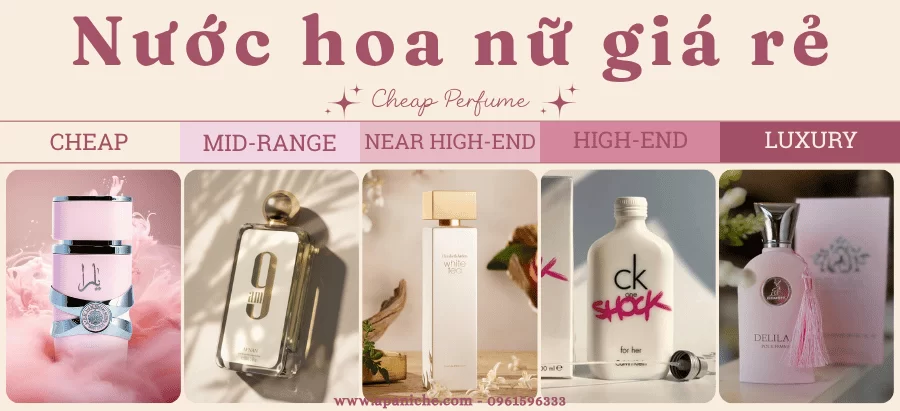 Nước hoa nữ giá rẻ