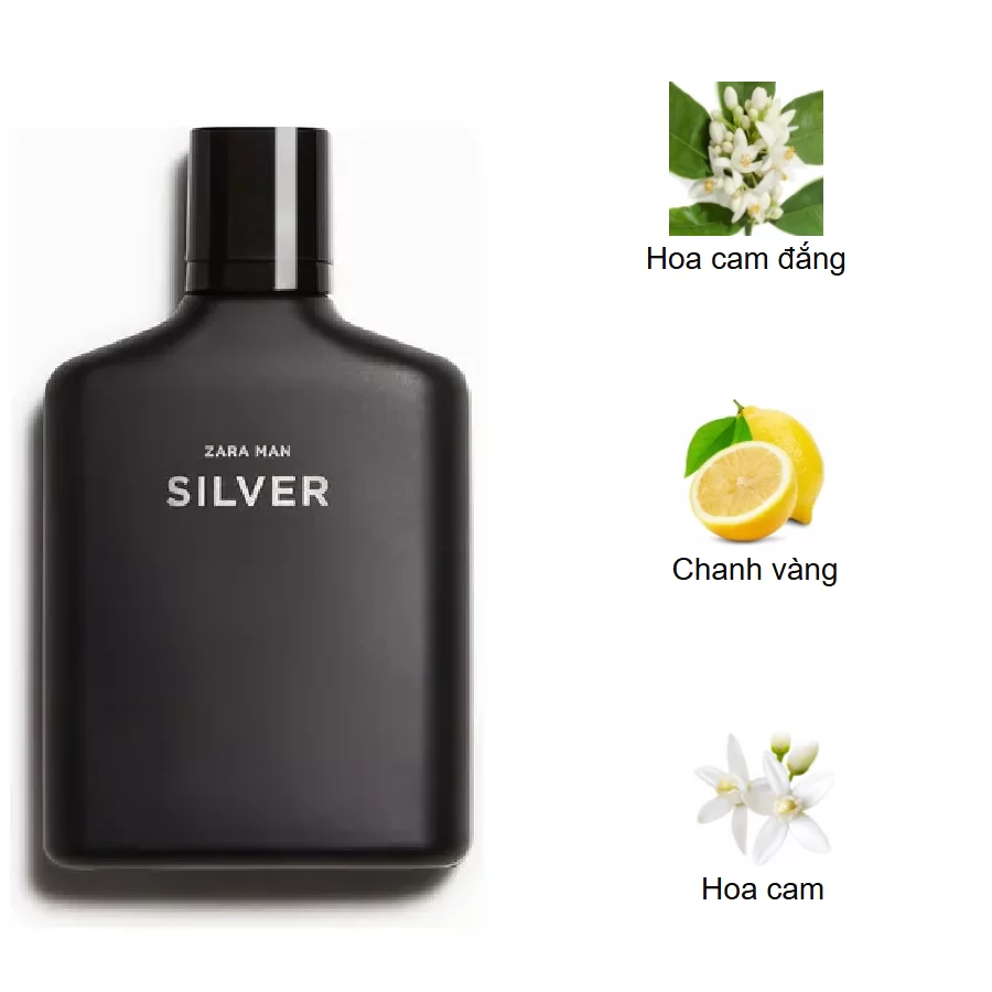 Zara Man Silver EDT mui huong