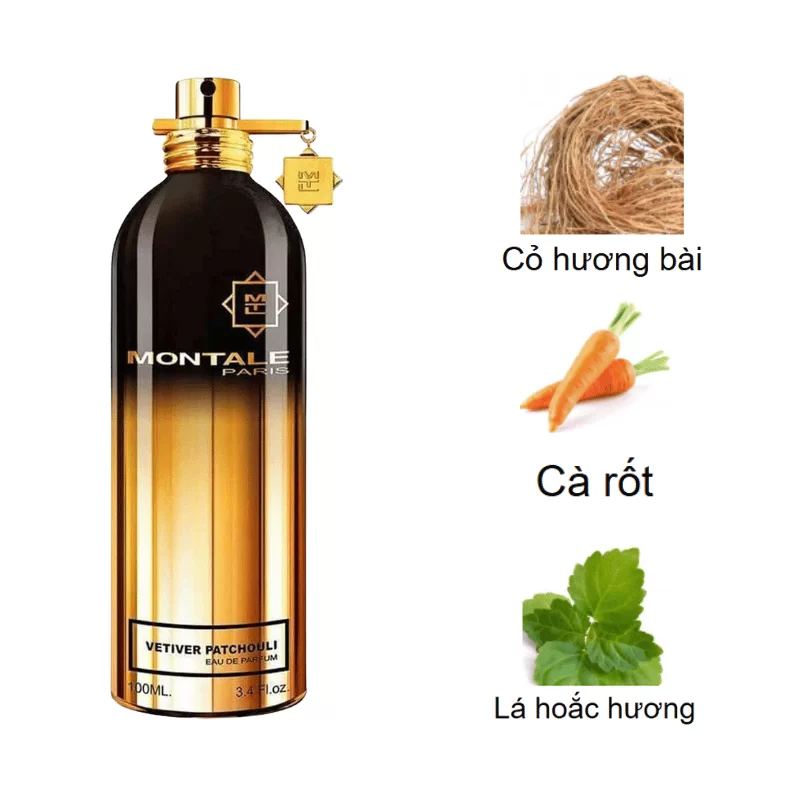 Montale Vetiver Patchouli EDP mùi hương
