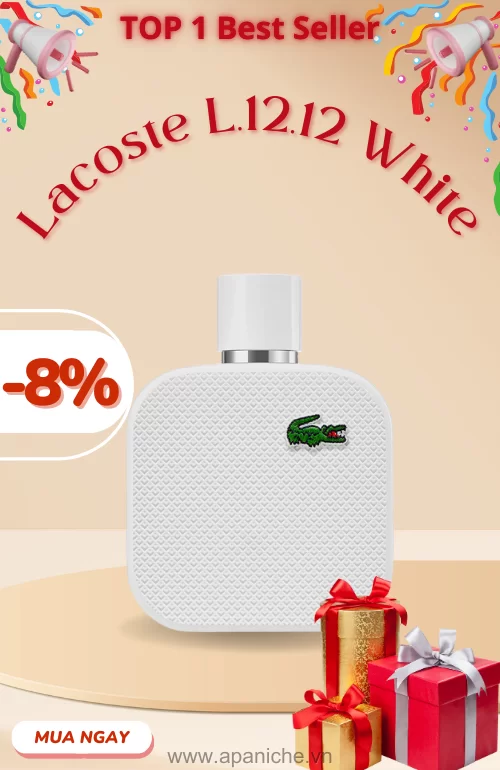 Lacoste L.12.12 White sale best seller