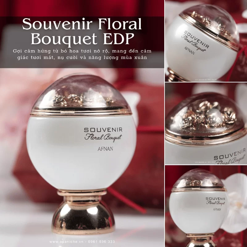 Thiết Kế Afnan Souvenir Floral Bouquet EDP