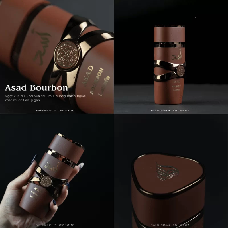 Thiết Kế Lattafa Asad Bourbon EDP