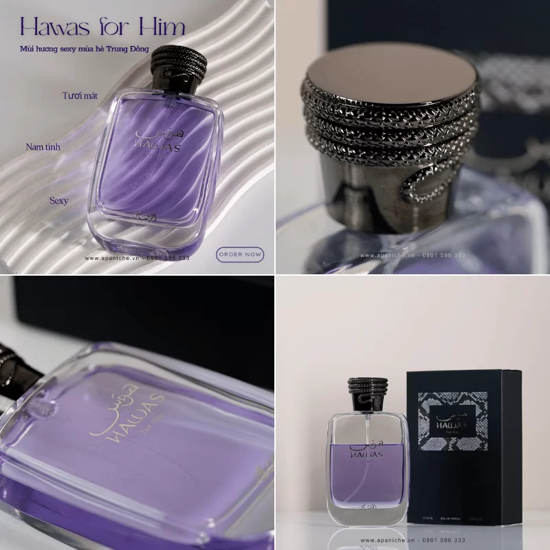 Thiết Kế Rasasi Hawas For Him EDP