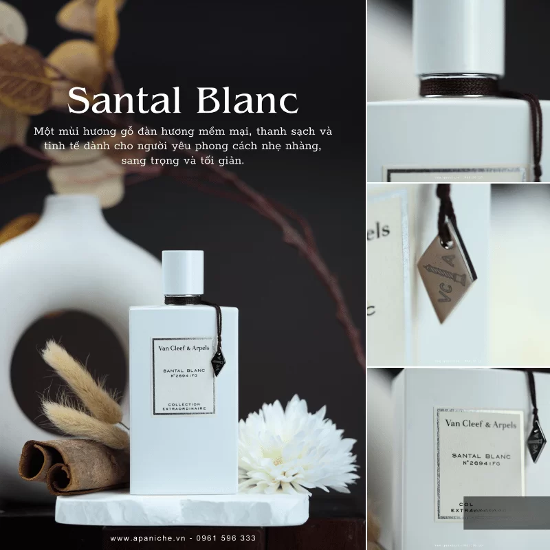 Thiết Kế Van Cleef & Arpels Santal Blanc EDP