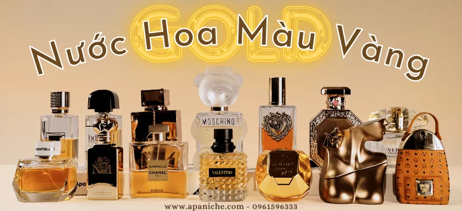 Khám phá top 12+ chai nước hoa màu vàng mang sắc hương của sự sang trọng
