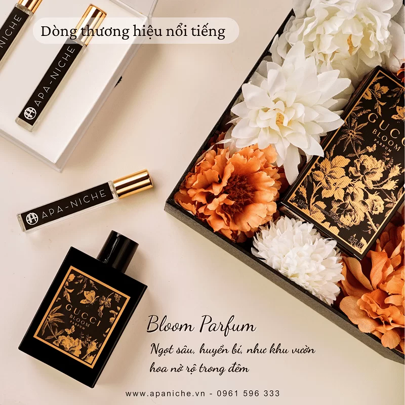 Nước hoa màu đen cho nữ Gucci Bloom Parfum