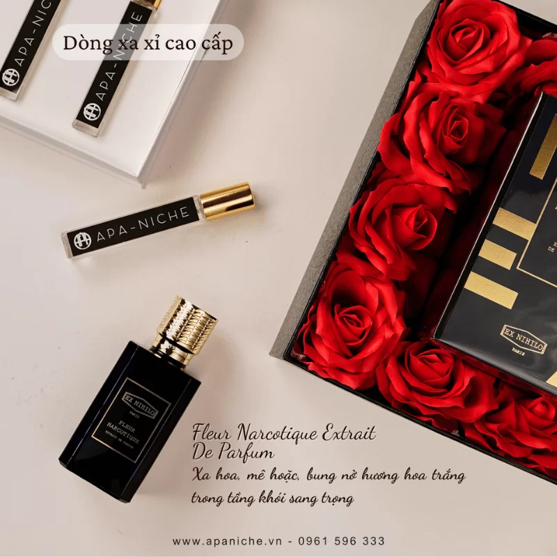 Nước hoa màu đen unisex Ex Nihilo Fleur Narcotique Extrait De Parfum