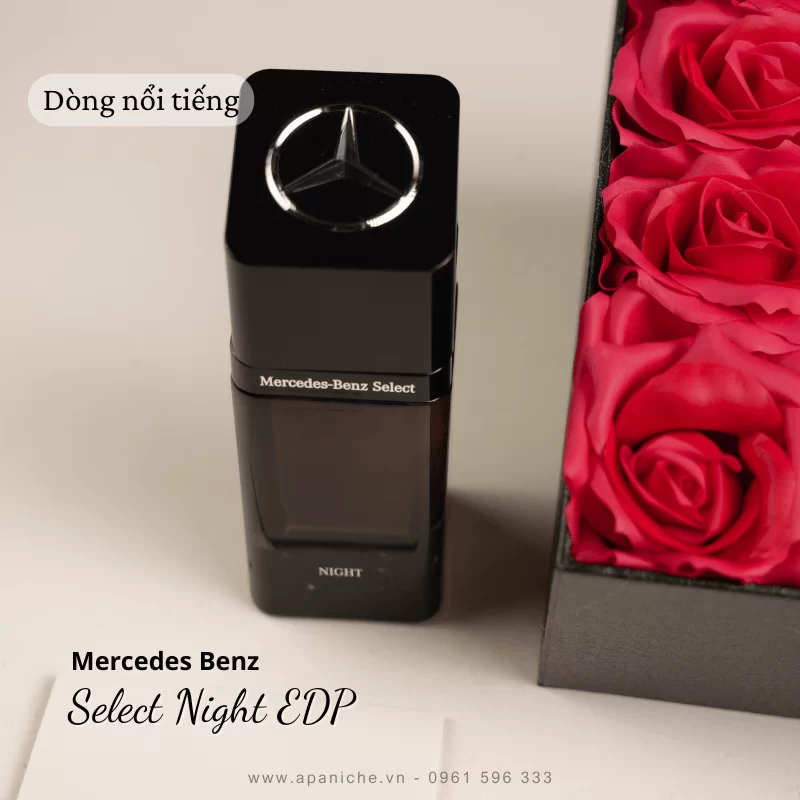Nước hoa nam màu đen Mercedes Benz Select Night EDP