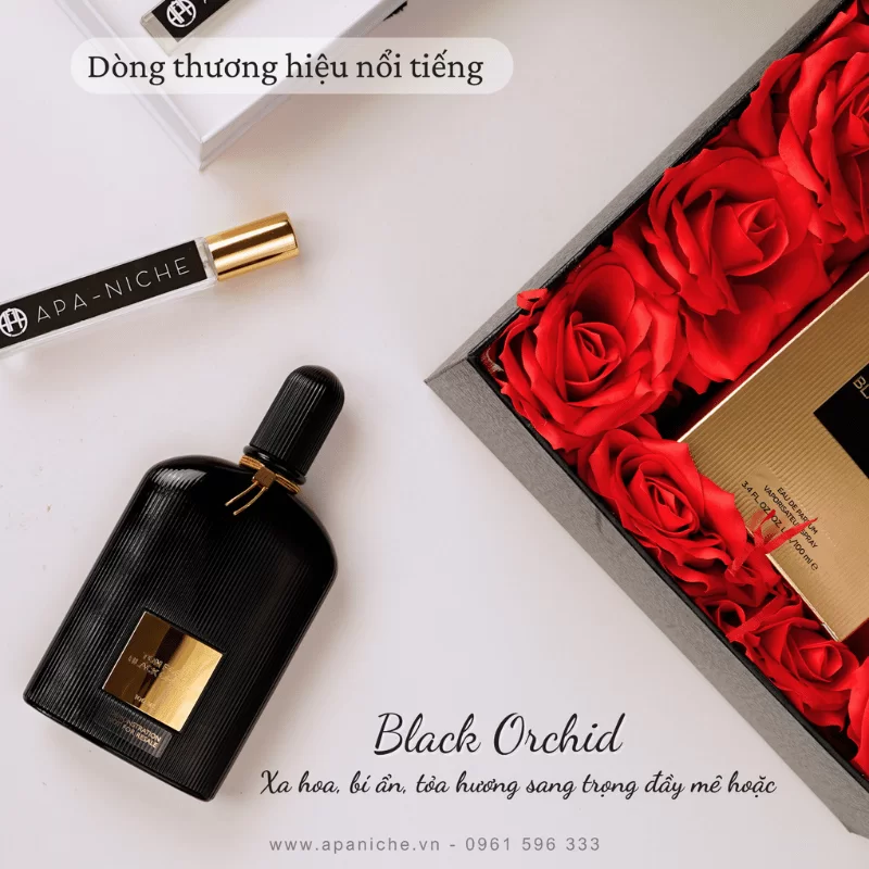 Nước hoa nữ chai màu đen Tom Ford Black Orchid EDP