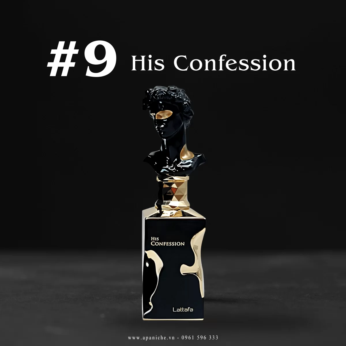 Nước hoa diên vĩ cho nam 2025 Lattafa Perfumes His Confession