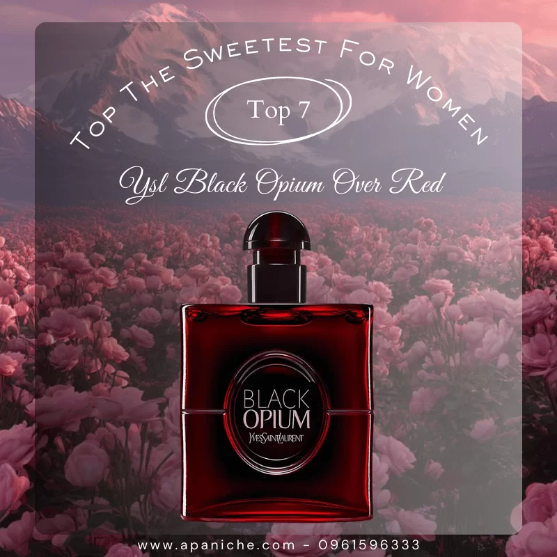 Nước hoa mùi ngọt nữ Yves Saint Laurent Black Opium Over Red
