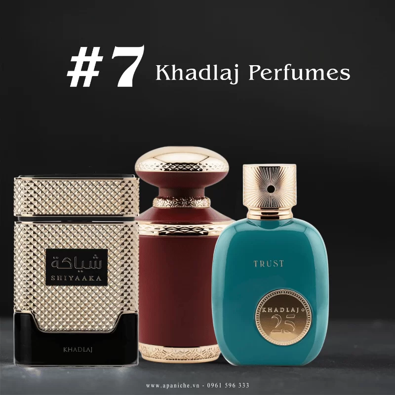 Thương hiệu dupe 2025 Khadlaj Perfumes