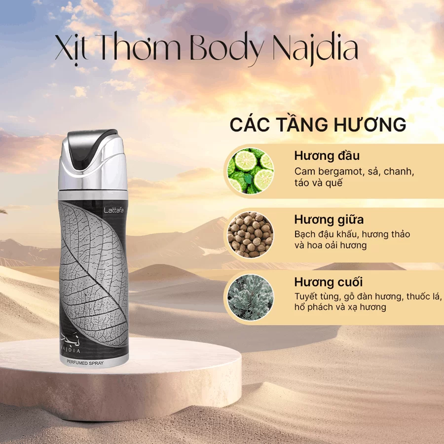xit khu mui toan than Lattafa Najdia mui huong xit khu mui toan than Lattafa Najdia mui huong