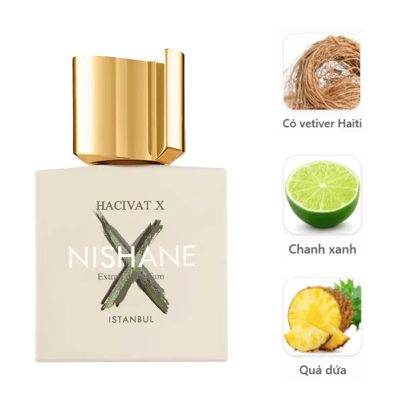 Nishane Hacivat X Extrait De Parfum mùi hương