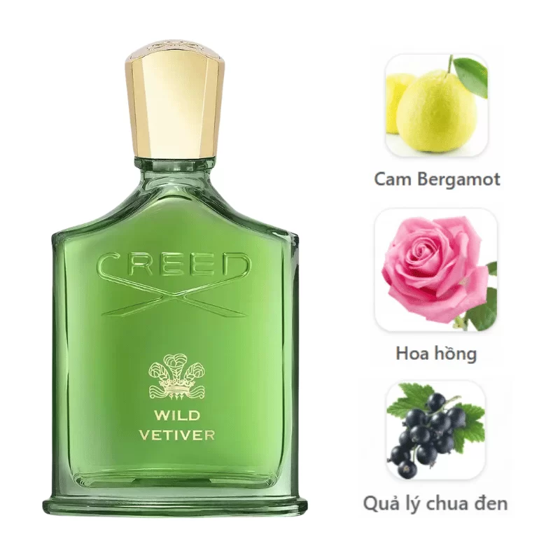 Creed Wild Vetiver EDP mùi hương